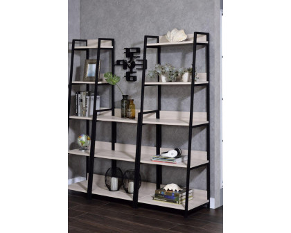 ACME™ Wendral 24"L Bookshelf - Natural/Black, 3-Tier