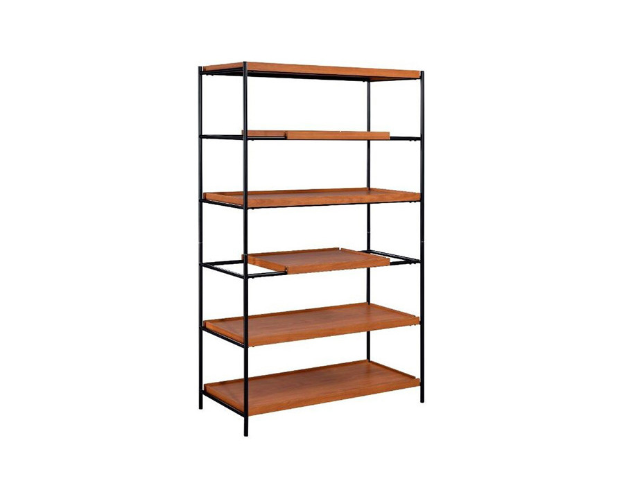 ACME - Oaken Bookshelf in Honey Oak/Black