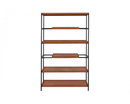 ACME - Oaken Bookshelf in Honey Oak/Black