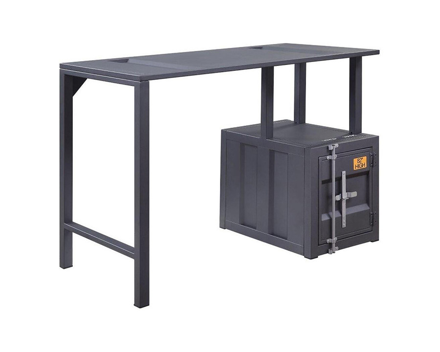 ACME - Cargo Writing Desk in Gunmetal