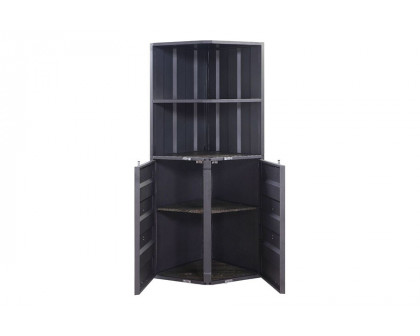 ACME - Cargo Corner Bookcase in Gunmetal