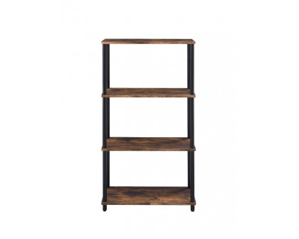 ACME Nypho Bookshelf - Weathered Oak/Black