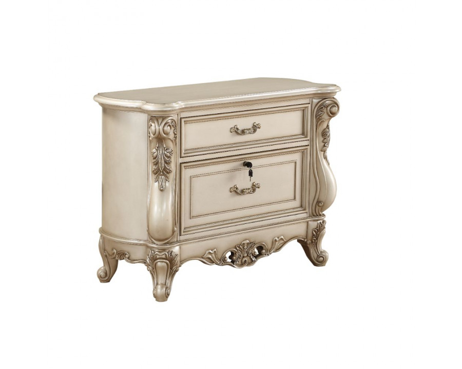 ACME - Gorsedd File Cabinet in Golden Ivory