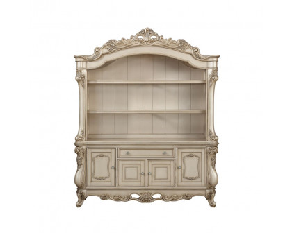 ACME - Gorsedd Bookcase in Golden Ivory