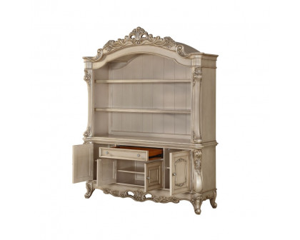 ACME - Gorsedd Bookcase in Golden Ivory