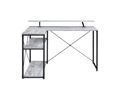 ACME Drebo Writing Desk - Antique White/Black