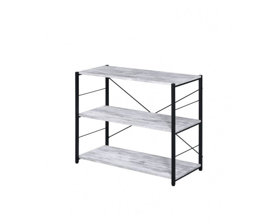 ACME Tesadea Bookshelf - Antique White/Black