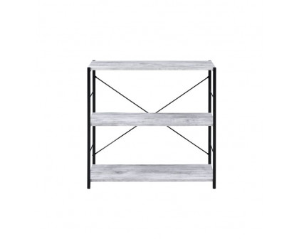 ACME Tesadea Bookshelf - Antique White/Black