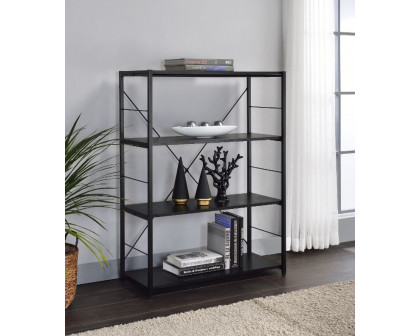 ACME Tesadea Bookshelf - Black, 4-Tier (92775)