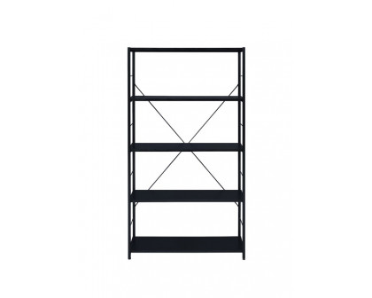 ACME Tesadea Bookshelf - Black Finish, 5-Tier