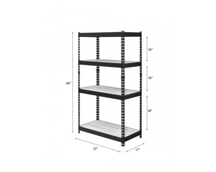 ACME™ Decmus Bookshelf - Natural/Black, 60"H (92782)