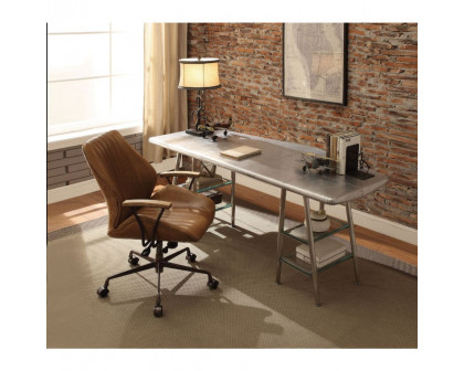 ACME - Brancaster Executive Writing Desk in Aluminum (92790)