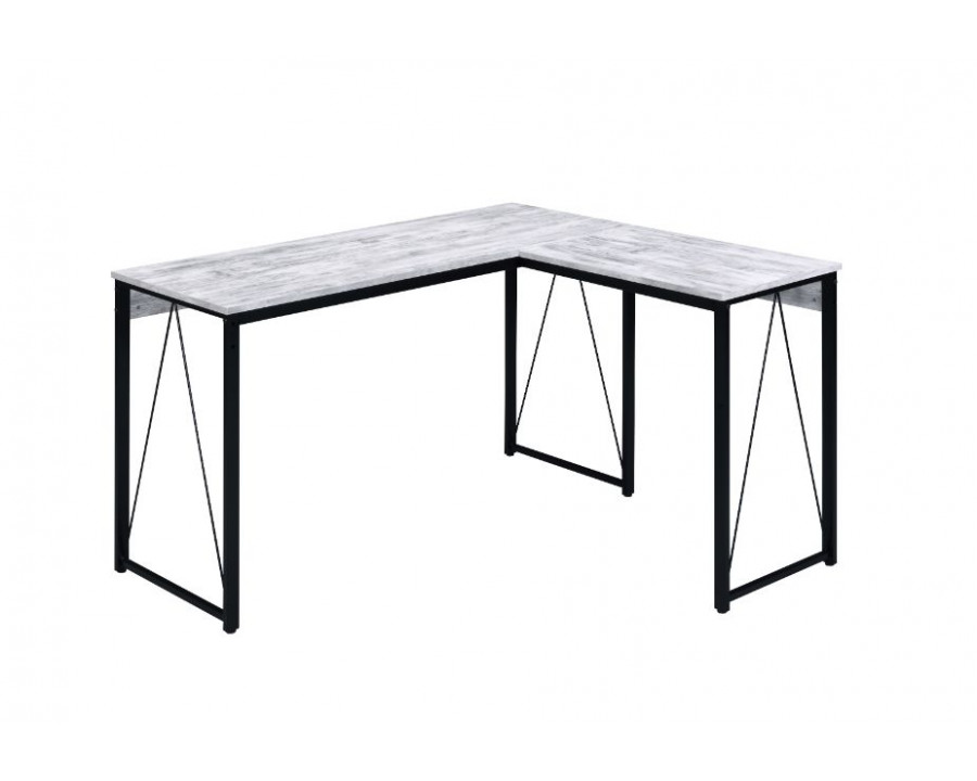 ACME Zetri Writing Desk - Antique White/Black