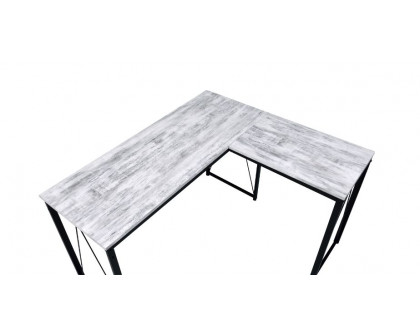 ACME Zetri Writing Desk - Antique White/Black