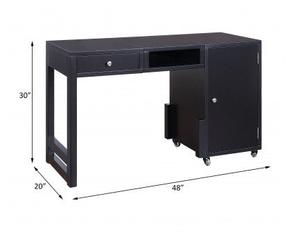 ACME - Kaniel Desk (Convertible) in Black