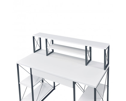 ACME Amiel Music Recording Studio Desk - White and Black