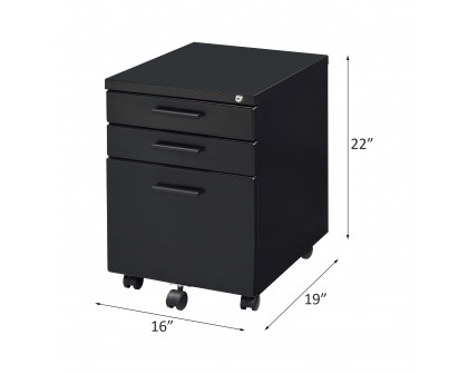 ACME Peden File Cabinet - Black