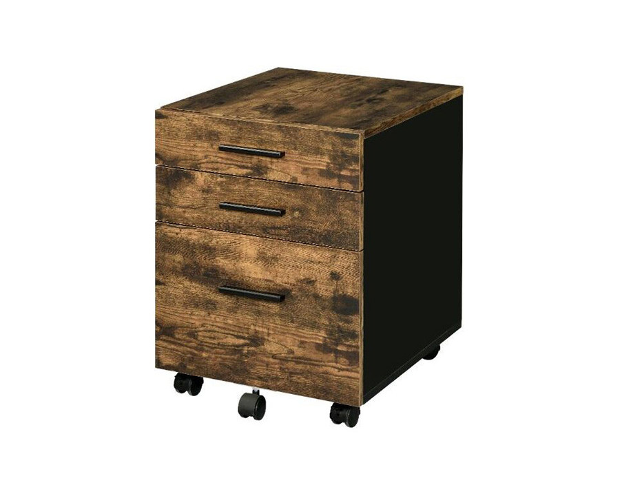 ACME - Abner File Cabinet in Weathered Oak