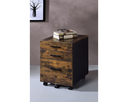 ACME - Abner File Cabinet in Weathered Oak