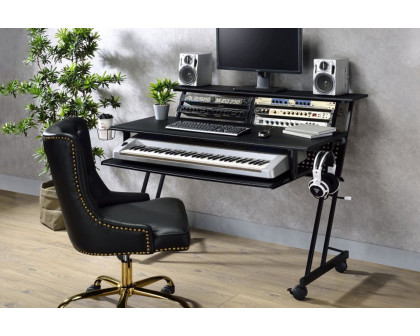 ACME Suitor Music Recording Studio Desk - Black