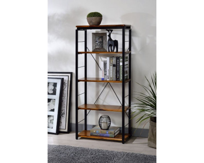 ACME Jurgen Bookshelf - Oak and Black