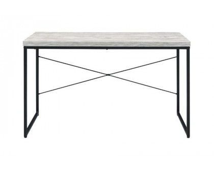 ACME Jurgen Desk - Antique White and Black