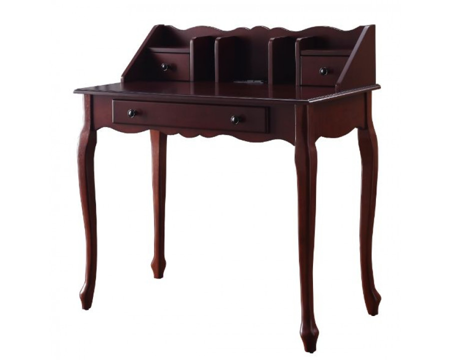 ACME - Maral Writing Desk with Usb in Espresso