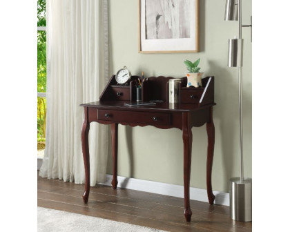 ACME - Maral Writing Desk with Usb in Espresso