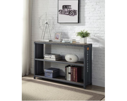 ACME Cargo Bookshelf - Weathered Oak/Gunmetal