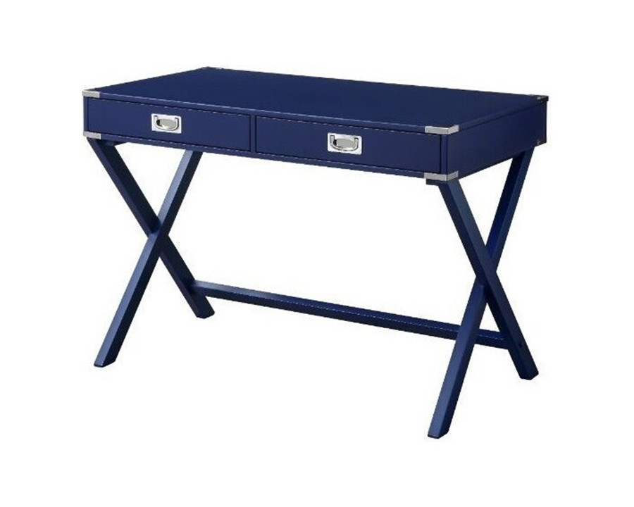 ACME Amenia Writing Desk - Navy Blue Finish