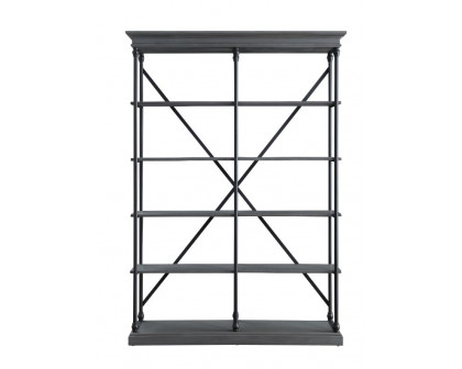 ACME Rukia Bookshelf - Gray/Black