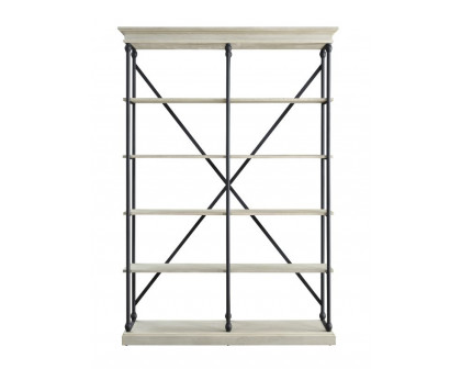 ACME Rukia 58" Bookshelf - White/Black