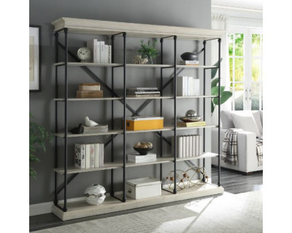 ACME Rukia 84" Bookshelf - White/Black