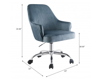 ACME - Vorope Office Chair in Blue