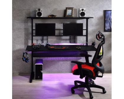 ACME - Canzi Gaming Desk with USB in Black