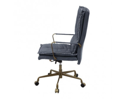 ACME Tinzud Office Chair - Gray Leather