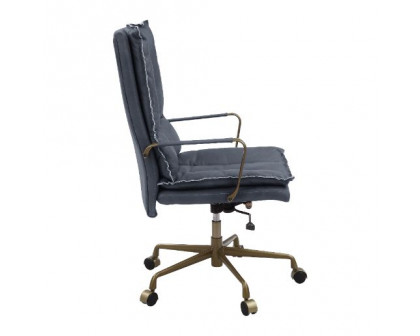 ACME Tinzud Office Chair - Gray Leather