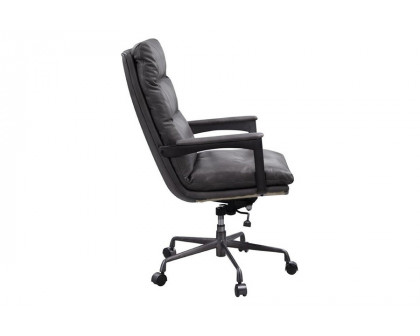 ACME Crursa Office Chair - Gray Top Grain Leather