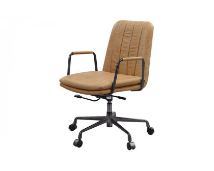 ACME Eclarn Office Chair - Rum Top Grain Leather