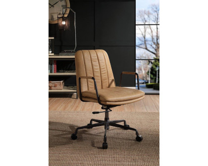 ACME Eclarn Office Chair - Rum Top Grain Leather