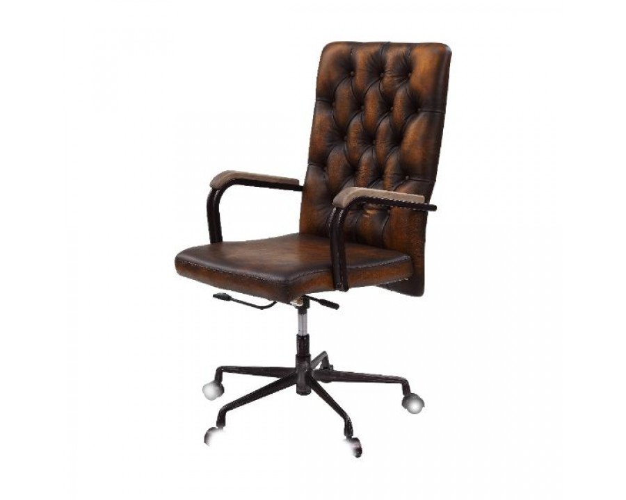 ACME - Noknas Office Chair in Brown