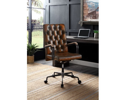 ACME - Noknas Office Chair in Brown