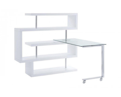 ACME - Raceloma Writing Desk with Shelf