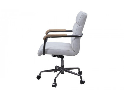 ACME Halcyon Office Chair - Vintage White Top Grain Leather