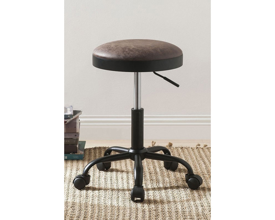 ACME - Ouray Swivel Adjustable Stool Set of 2