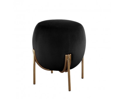 ACME™ Spraxis Ottoman - Black Corduroy