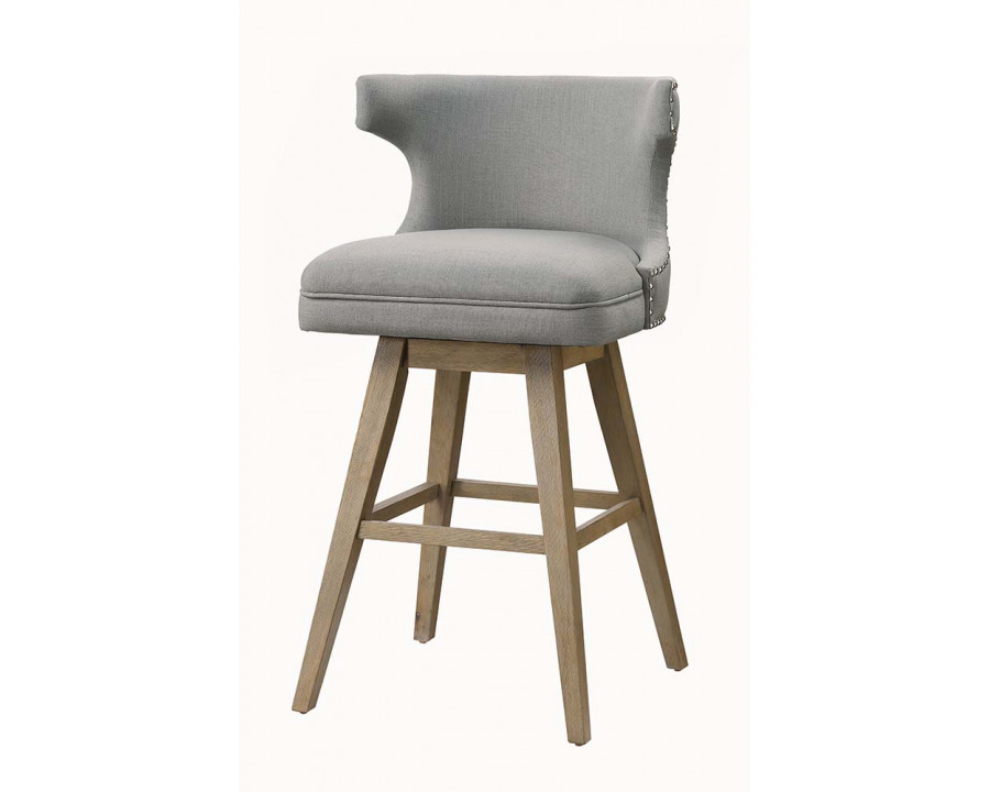 ACME - Everett Bar Chair in Oak