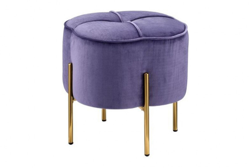 ACME™ Bergia Ottoman - Lavender Velvet