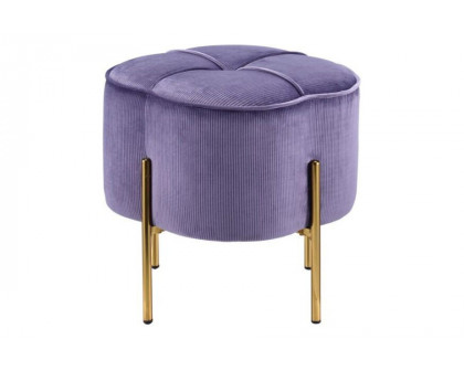 ACME™ Bergia Ottoman - Lavender Velvet