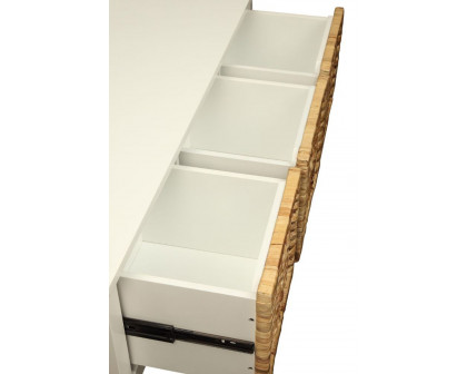 ACME Flavius Bench with Storage - White